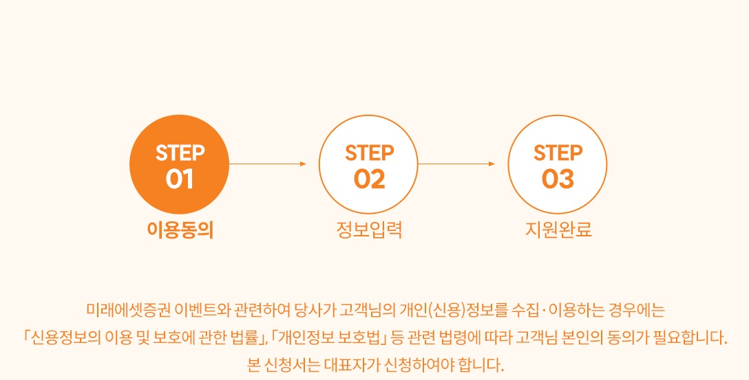 STEP 01 이용동의